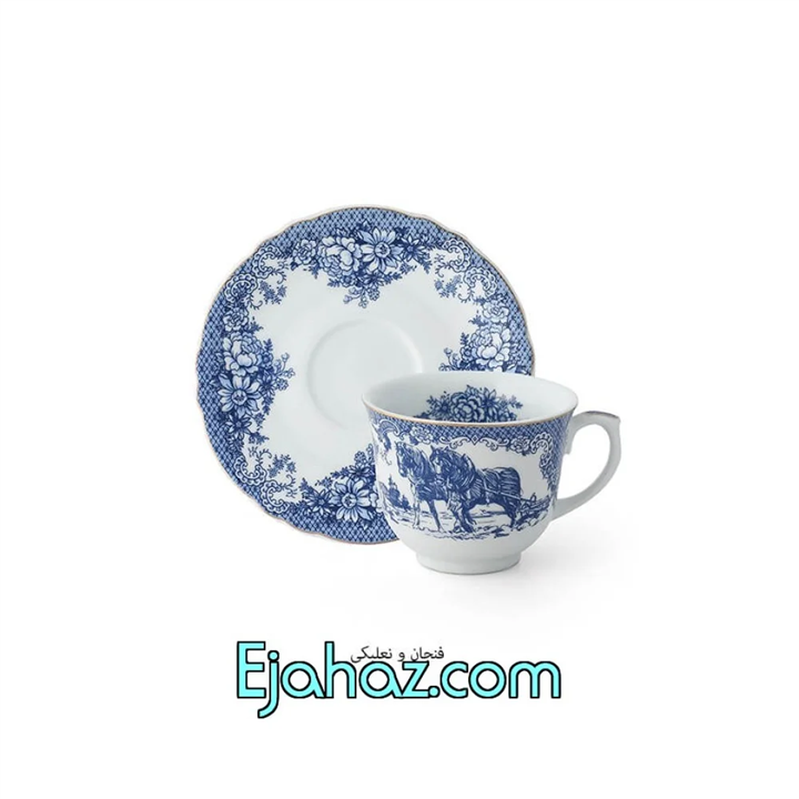 فنجان نعلبکی چینی پردیس ویلیج 12 پارچه